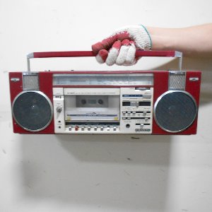 산요 카세트 라디오 옛날라디오 빈티지 라디오