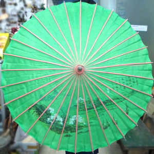 멋진 중국 산수화 양산/중국 인테리어/중국소품/중국 양산/산수화 우산/장식용우산