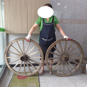 빈티지 마차바퀴 (지름90cm)/나무바퀴/장식용바퀴/