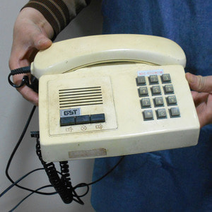 85년 전자교환기용 전화/버튼식전화기/교환전화